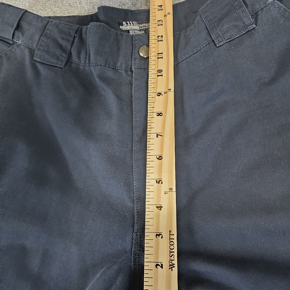 5.11 Tactical Pants Mens XL Navy Taclite TDU Rugged Ripstop Combat Cargo 31" Ins - Picture 15 of 16
